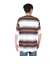 ハーレー（HURLEY）オーバーサイズド ボーダー 半袖Tシャツ MSS2411019-BRW