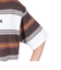 ハーレー（HURLEY）オーバーサイズド ボーダー 半袖Tシャツ MSS2411019-BRW