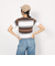 ハーレー（HURLEY）CROP BORDER 半袖Tシャツ 24 WSS2320043-BRW