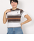 ハーレー（HURLEY）CROP BORDER 半袖Tシャツ 24 WSS2320043-BRW
