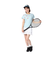 ルコックスポルティフ（lecoqsportif）テニスウェア プリーツゲームスコート LN5SSK51L WH00