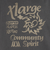 エクストララージ（XLARGE）COMMUNITY SPIRIT 長袖Tシャツ 101251011005-BLACK