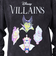 DISNEY（DISNEY）ヴィランズ フェイスツアー 長袖Tシャツ 5315016-01 BLK