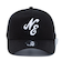 ニューエラ（NEW ERA）帽子 9FORTY A-Frame トラッカー クラシックロゴ キャップ 14524995 56.8-60.6cm 黒