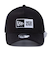 ニューエラ（NEW ERA）帽子 9FORTY A-Frame トラッカー ボックスロゴ キャップ 14525001 56.8-60.6cm 黒