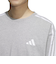 アディダス（adidas）エッセンシャルズ プラス ルーズフィット スリーストライプス 長袖Tシャツ JUP88-JW6936