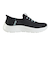 スケッチャーズ（SKECHERS）ウォーキングシューズ スリップインズ ゴーウォークフレックス ザビー 黒 124839-BKAQ スニーカー ハンズフリー