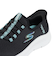 スケッチャーズ（SKECHERS）ウォーキングシューズ スリップインズ ゴーウォークフレックス ザビー 黒 124839-BKAQ スニーカー ハンズフリー