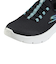 スケッチャーズ（SKECHERS）ウォーキングシューズ スリップインズ ゴーウォークフレックス ザビー 黒 124839-BKAQ スニーカー ハンズフリー