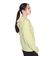 エックスガール（X-gir）ショート フーディ スウェットシャツ 155251012002-LT YELLOW