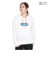 エックスガール（X-gir）ショート フーディ スウェットシャツ 155251012002-WHITE