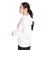 エックスガール（X-gir）ショート フーディ スウェットシャツ 155251012002-WHITE