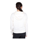 エックスガール（X-gir）ショート フーディ スウェットシャツ 155251012002-WHITE