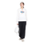 エックスガール（X-gir）ショート フーディ スウェットシャツ 155251012002-WHITE