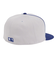 ニューエラ（NEW ERA）59FIFTY MLB Taping ロサンゼルス・ドジャース ダークロイヤルバイザー キャップ 14388851 グレー