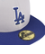 ニューエラ（NEW ERA）59FIFTY MLB Taping ロサンゼルス・ドジャース ダークロイヤルバイザー キャップ 14388851 グレー