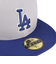 ニューエラ（NEW ERA）59FIFTY MLB Taping ロサンゼルス・ドジャース ダークロイヤルバイザー キャップ 14388851 グレー