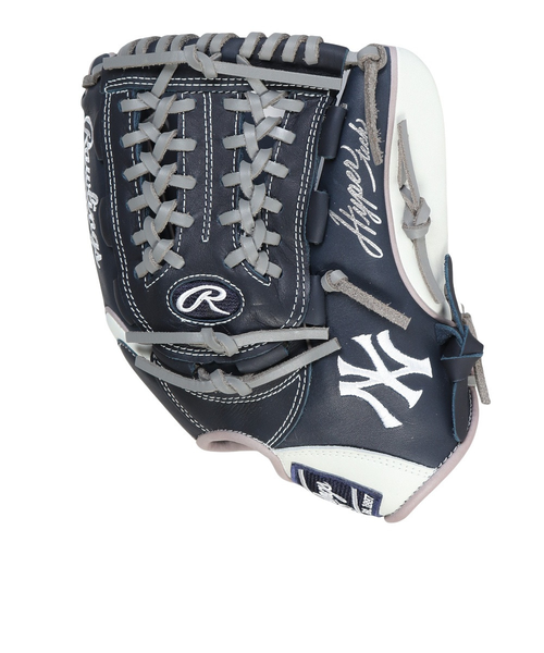 ローリングス 軟式グラブ ヤンキースGR5HTMN55W-NYYオールラウンド Rawlings ローリングス 軟式グラブ オールラウンド用 ハイパー