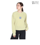 エックスガール（X-gir）ショート クルーネック スウェットシャツ 155251012004-LT YELLOW