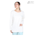エックスガール（X-gir）アスリート ロゴ 長袖Tシャツ 155251013005-WHITE