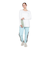 エックスガール（X-gir）アスリート ロゴ 長袖Tシャツ 155251013005-WHITE