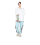 エックスガール（X-gir）アスリート ロゴ 長袖Tシャツ 155251013005-WHITE