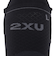 ツー・タイムズ・ユー（2XU）靴下 ベクター ウルトラライト1/4 クルー コンプレッションソックス UA7028E-BLK/BLK