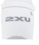 ツー・タイムズ・ユー（2XU）靴下 ベクター ウルトラライト1/4 クルー コンプレッションソックス UA7028E-WHT/WHT