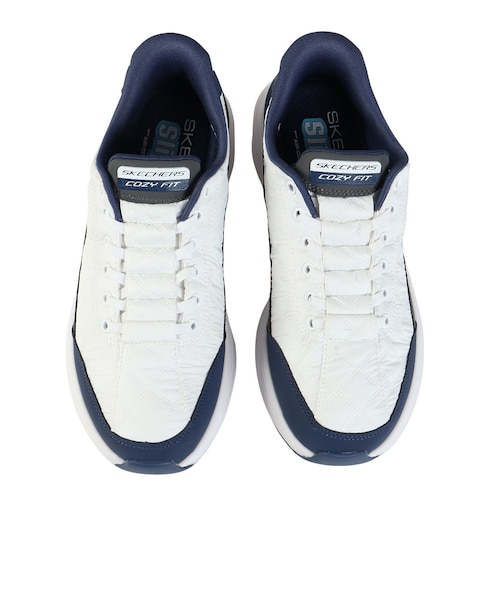 SKECHERS スポーツシューズ ホワイト/ネイビー スケッチャーズ（SKECHERS）カジュアルシューズ スリップインズ コン