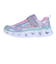 スケッチャーズ（SKECHERS）ジュニアスニーカー ケイリー2 スパークルフラワー パープル 312051L-PWMT スポーツシューズ かわいい スリップ…