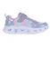 スケッチャーズ（SKECHERS）ジュニアスニーカー ケイリー2 スパークルフラワー パープル 312051L-PWMT スポーツシューズ かわいい スリップ…