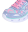 スケッチャーズ（SKECHERS）ジュニアスニーカー ケイリー2 スパークルフラワー パープル 312051L-PWMT スポーツシューズ かわいい スリップ…