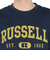 ラッセル（RUSSELL）88/12カレッジロゴ ロングTシャツ RBM25ES0004 NVY