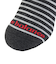 ニューバランス（new balance）靴下 ミッドレングス 3足組ソックス LAS55637AS5 23-29cm ボーダー