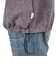 ベンデイビス（BEN DAVIS）パッチワーク ロゴブリーチ加工 長袖Tシャツ 25380044-PUL