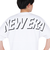 ニューエラ（NEW ERA）半袖 オーバーサイズド ドロップショルダー パフォーマンス Tシャツ シャドー ロゴ ホワイト 14410160