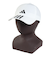 アディダス（adidas）帽子 スリーストライプス AEROREADY ベースボールキャップ 白 57-63cm MKD80-HT2043 スポーツキャップ