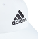 アディダス（adidas）ジュニア 刺しゅうロゴ 軽量 ベースボール エンボスキャップ 白 51-54cm DKH27-II3552 スポーツキャップ
