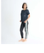 ロキシー（ROXY）フィットネス水着 レディース 水泳 CATCH THE WATER 3点セット 黒 25SPRSW251500BLK 水泳 スイミング ス…