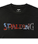 スポルディング（SPALDING）バスケットボールウェア Tシャツ アフリカン バティック ロゴ SMT25002BK