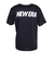 ニューエラ（NEW ERA）バスケットボールウェア Performance Apparel 半袖 テック Tシャツ Stripe Collar NVY 144…