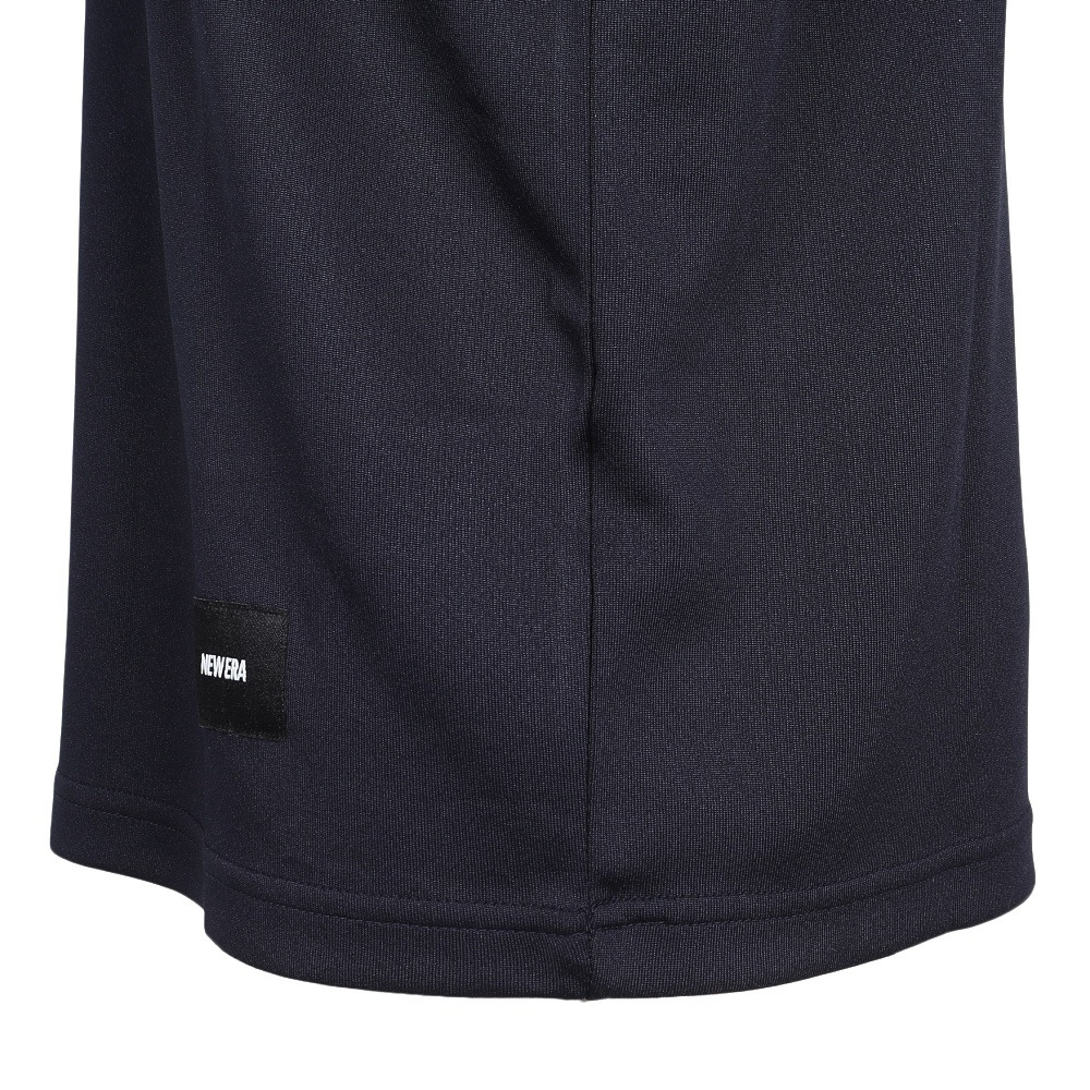 ニューエラ（NEW ERA）バスケットボールウェア Performance Apparel 半袖 テック Tシャツ Stripe Collar NVY 144…