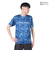 ドライプラス15 202 グラフィック メッシュ Tシャツ CT5S0041-TR863-GRES BLU