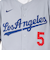 エムエルビー（MLB）野球 ドジャース フレディ・フリーマン リミテッドユニフォーム ロード グレー LM25-LDRD-LD9-HU3
