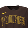エムエルビー（MLB）野球ウェア ワードマーク コットン半袖Tシャツ サンディエゴ パドレス N199-20Q-PYP-0U5