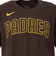 エムエルビー（MLB）野球ウェア ワードマーク コットン半袖Tシャツ サンディエゴ パドレス N199-20Q-PYP-0U5