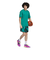 アディダス（adidas）バスケットボールウェア クレイジーライト 総柄プリントショーツ KPM87-JI7565