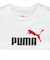 プーマ（PUMA）ボーイズ ESS 2 カラー NO.1 ロゴ 半袖 Tシャツ&ショーツ セット 687867 02 WHT