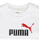 プーマ（PUMA）ボーイズ ESS 2 カラー NO.1 ロゴ 半袖 Tシャツ&ショーツ セット 687867 02 WHT