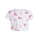 アディダス（adidas）ジュニア シーズナル エッセンシャルズ ロゴ セレブレーション クロップTシャツ KTD35-JC7710
